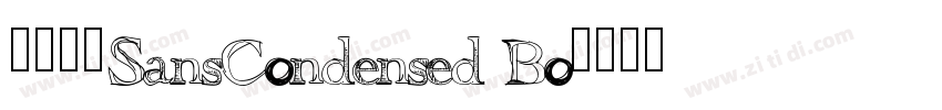 1903SansCondensed Bo字体转换